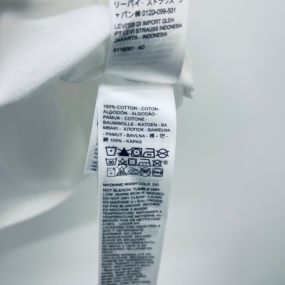 Levi’s Men’s Standar Classic Graphic T-Shirt White Size M New - Picture 9 of 10